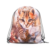 Торбичка ErichKrause® за спорт Wild Cat с джоб с цип 50 x 41 см