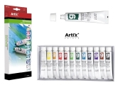 Комплект темперни бои MP Artix 12 цвята х 12 ml