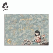 Папка А5 с копче  JANET “LOTUS LOVER”