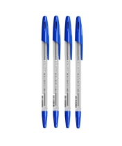 Химикалка ErichKrause® R-301 Stick Classic 1 mm, 4 броя в блистер