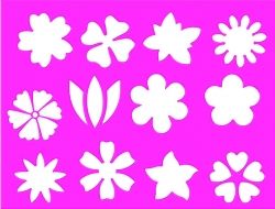 Шаблон за рисуване Ark ЦВЕТЯ