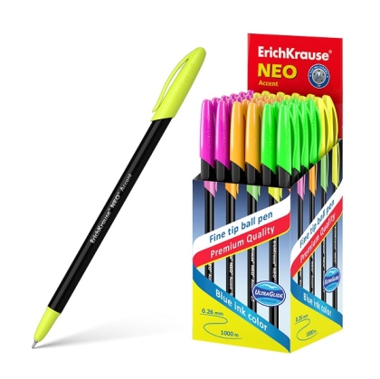 Химикалка ErichKrause Neo® Stick Accent 0.7 mm (в кутия 50 бр.)