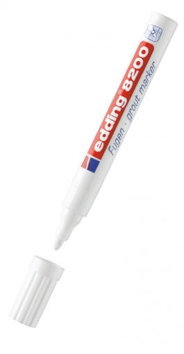 E-8200/1 перманентен маркер за фуги бял 