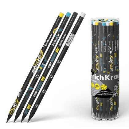 Автоматичен молив ErichKrause Color Touch® Sport DNA с острилка, HB, 2.0 mm (в тубус 24 бр.)