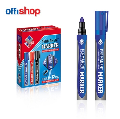 Перманентен маркер OFFISHOP бъл връх, 2-4 mm