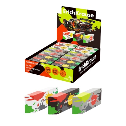 Гума ErichKrause® Adrenaline Speed ​​(кутия 36 бр.)