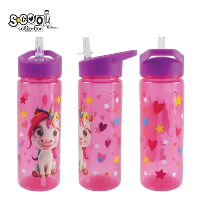 Пластмасова бутилка за вода SCOOL® UNICORN