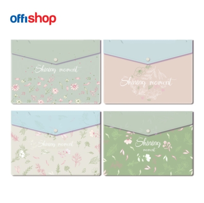 PP папка с копче OFFISHOP "SHINING" A4 