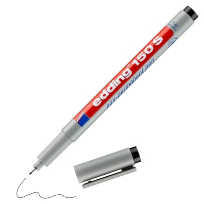 Неперманентен маркер edding® 150 S, OHP, 0.3mm - черен