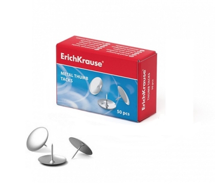 Метални кабърчета ErichKrause® 50 бр.
