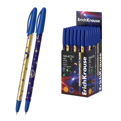 Химикалка ErichKrause Neo® Galactic 0.7 mm, (кутия 50 бр.)