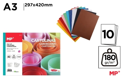 Блок за апликации MP 10 цветни листа, А3