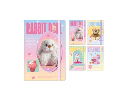 Твърд кеширан тефтер А5, 96л РЕД