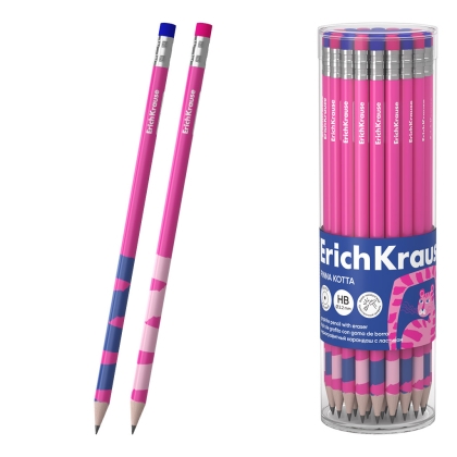 Графитен молив ErichKrause® Pinna Kotta,  НВ (в тубус 42 бр.)