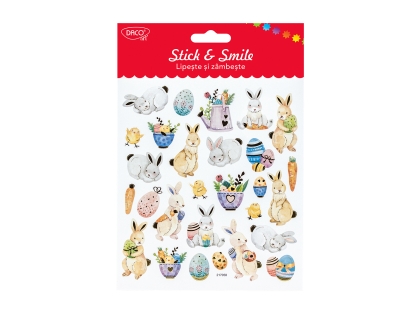 Стикери DACO  “Великденски зайци”