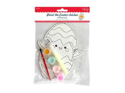 Творчески комплект Daco „Нарисувай великденското пиле“ 🐣🎨