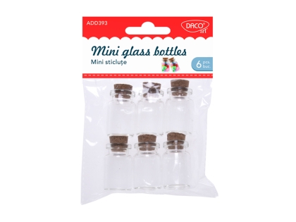 Малки стъклени шишенца Daco 