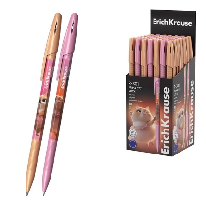 Химикалка ErichKrause® R-301 Stick Prima Cat 0.7mm