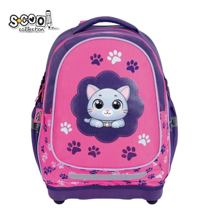 Анатомична раница SCOOL® THINK PINK с твърдо дъно, 24L