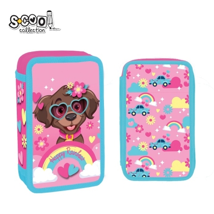 Несесер с 2 ципа SCOOL® LITTLE PUPPY, 29 части