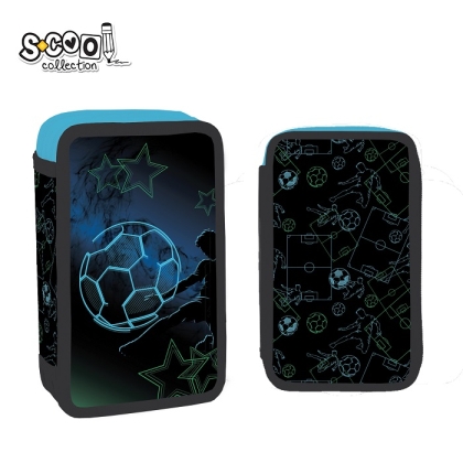 Несесер с 2 ципа SCOOL® FOOTBALL, 29 части