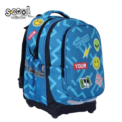 Анатомична раница SCOOL® с твърдо дъно, 24L