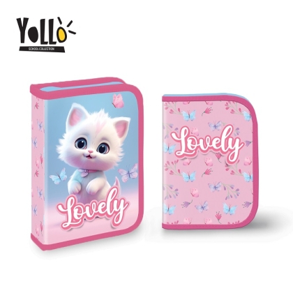 Несесер с 1 цип YoLLo LOVELY CAT 30 части