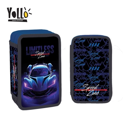 Несесер с 3 ципа YoLLo® CAR, 38 части