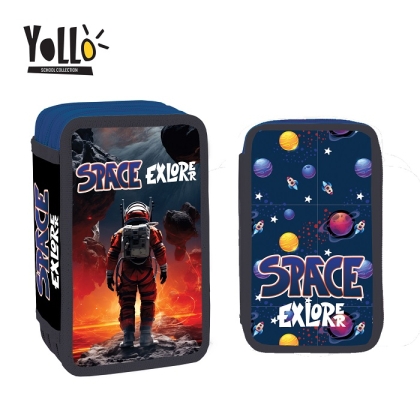 Несесер с 3 ципа YoLLo® SPACE, 38 части