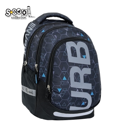 Анатомична раница SCOOL® URBAN DARK BLUE, олекотена