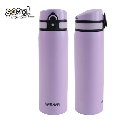 Бутилка за вода SCOOL® URBAN PURPLE, метал