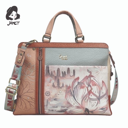 Дамска чанта JANET “LOTUS LOVER”