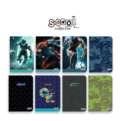 Тетрадки SCOOL А5,60л.,РЕД