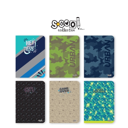 Тетрадки SCOOL А4,80л.,РЕД