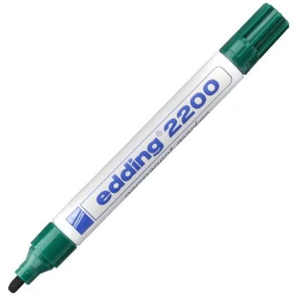 Перманентен маркер edding® 2200 - зелен