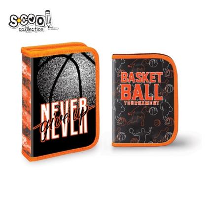 Несесер с 1 цип SCOOL® NEVER GIVE UP, празен