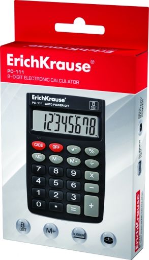 Калкулатор Erich Krause PС-111, 8 Разряден