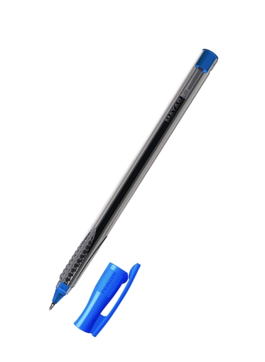 Химикалка с капачка 621, 0.7мм, синя, дисплей 45 бр.
