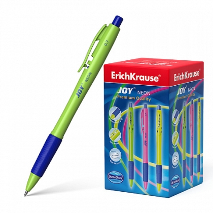 Aвтоматична химикалка ErichKrause® JOY Neon 0.7mm