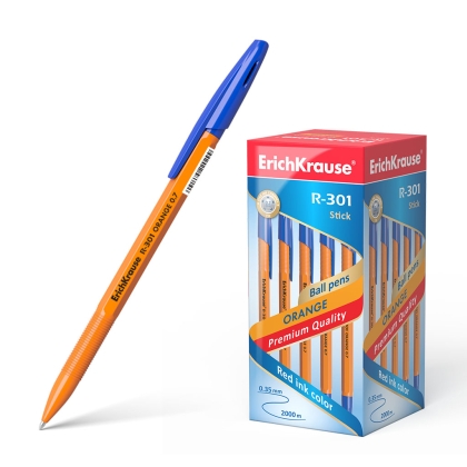 Химикалка R-301 orange синя