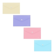 Папкас копче ErichKrause® Fizzy Pastel, Card Size, непрозрачна, 4 цвята