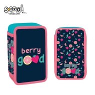 Несесер S-COOL с 3 ципa "Good Berry"