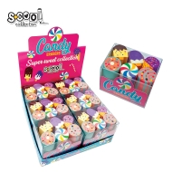 Цветна гума SCOOL “CANDY” – комплект от 6 броя
