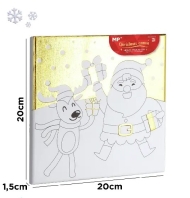 Коледно Платно за оцветяване MP с рамка