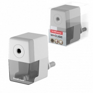 Механична острилка ErichKrause® M-Cube с контейнер - сив