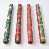 Коледна опаковъчна хартия 100х300см