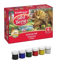 Темперни бои ErichKrause ArtBerry® с UV защита 6 цвята