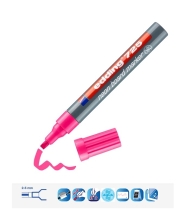 Маркер edding® 725 Neon-Boardmarker за черна дъска и стъкло, 2-5mm
