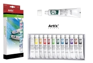 Комплект темперни бои MP Artix 12 цвята х 12 ml