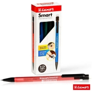 Aвтоматичен молив Luxor SMART 0.7 mm, с гумичка, микс /в кутия 12 бр./